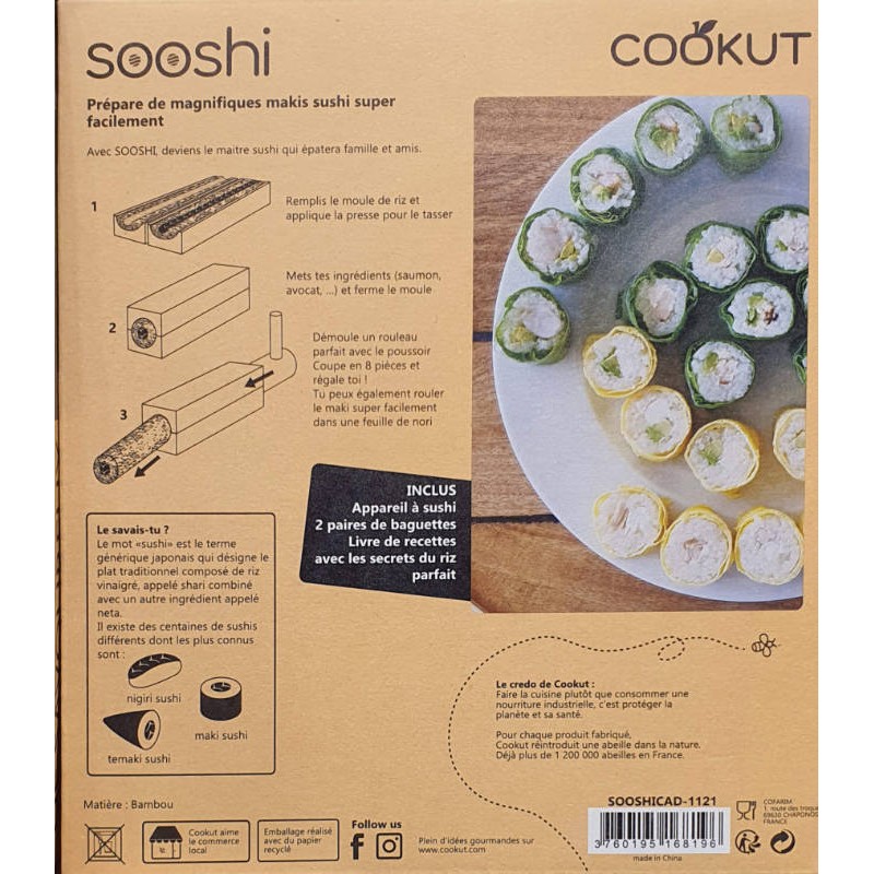 SOOSHI  Appareil à sushi maki facile