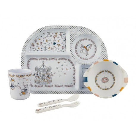 Premier coffret repas plateau Petit Carrousel - Mathilde M.