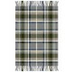 Plaid Féroé gris vert bleu laine mélangée - La maison de Lilo