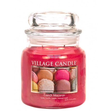 Grande jarre French Macaron 602 gr - Village candle