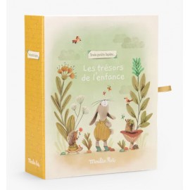 Coffret naissance 3 petits lapins - Moulin Roty