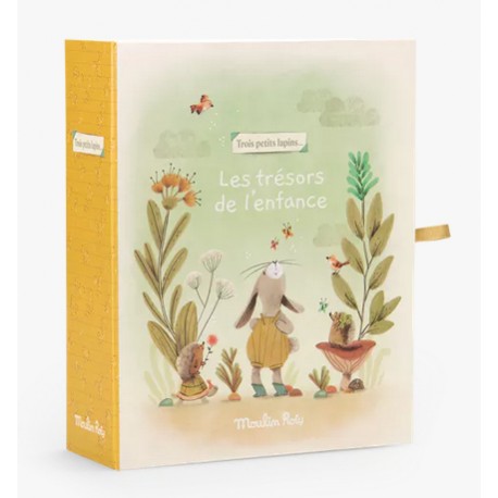 Coffret naissance 3 petits lapins - Moulin Roty