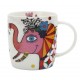 Mug porcelaine humoristique décor éléphant