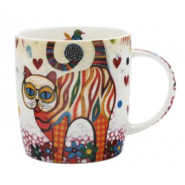 Mug chat en porcelaine humoristique - Smile Style