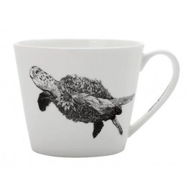 Tasse déjeuner décor tortue - Ferlazzo