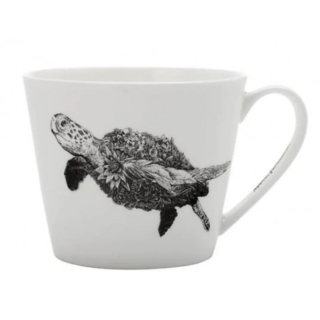 Tasse déjeuner décor tortue - Ferlazzo