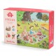 4 mini puzzles les saisons - La grande famille Moulin Rotyy