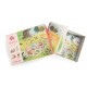 4 mini puzzles les saisons - La grande famille Moulin Rotyy