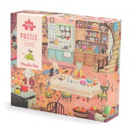 Puzzle A la maison - Les grande famille Moulin Roty