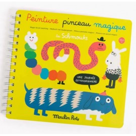 Peinture pinceau magique - Les Schmouks Moulin Roty