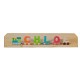 Wagon train de lettres en bois et 2 couleurs