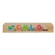 Remorque collection Train de lettres en bois naturel