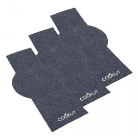 Lot de 3 feutrines de protection - Cookut