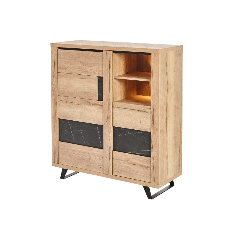 Buffet meuble de rangement 2 portes