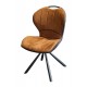 Chaises Sirius tissu cognac ou anthracite