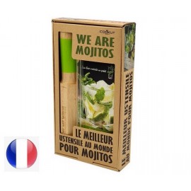 Coffret cadeau mojito, pailles et livre - Cookut