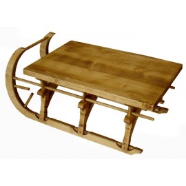 TABLE BASSE LUGE PETIT MODELE CHAMONIX